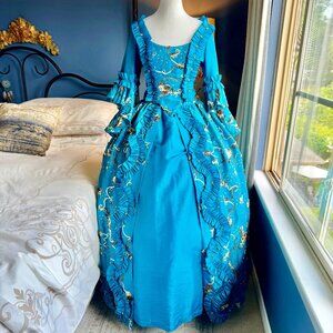 Marie Antoinette Rococo 18th Century French Court Dress Halloween Costume